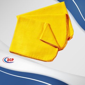 yellow duster cloth