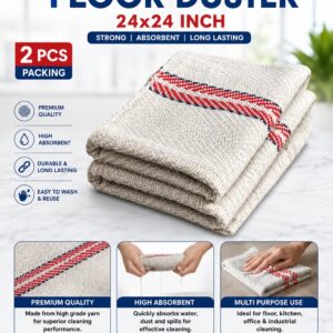 2pcs packing floor duster