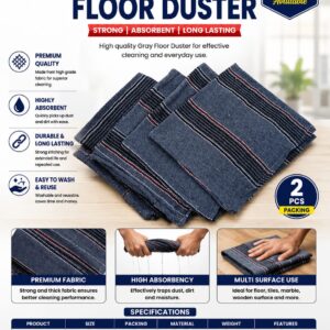 Gray Floor Duster 24x24